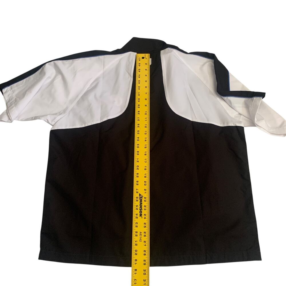 FootJoy Men' Size XL Golf 1/2 Zip Pullover Short Sleeve Logo Golf Shirt - Picture 4 of 16